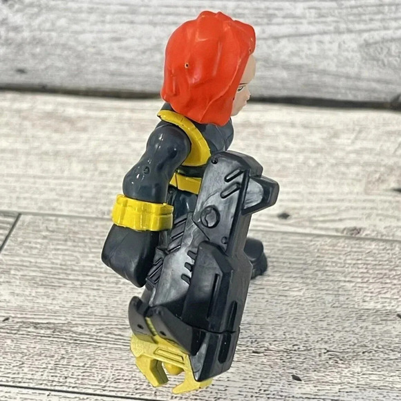 Playskool Marvel Super Hero Adventures BLACK WIDOW figure Avengers - Picture 8 of 9